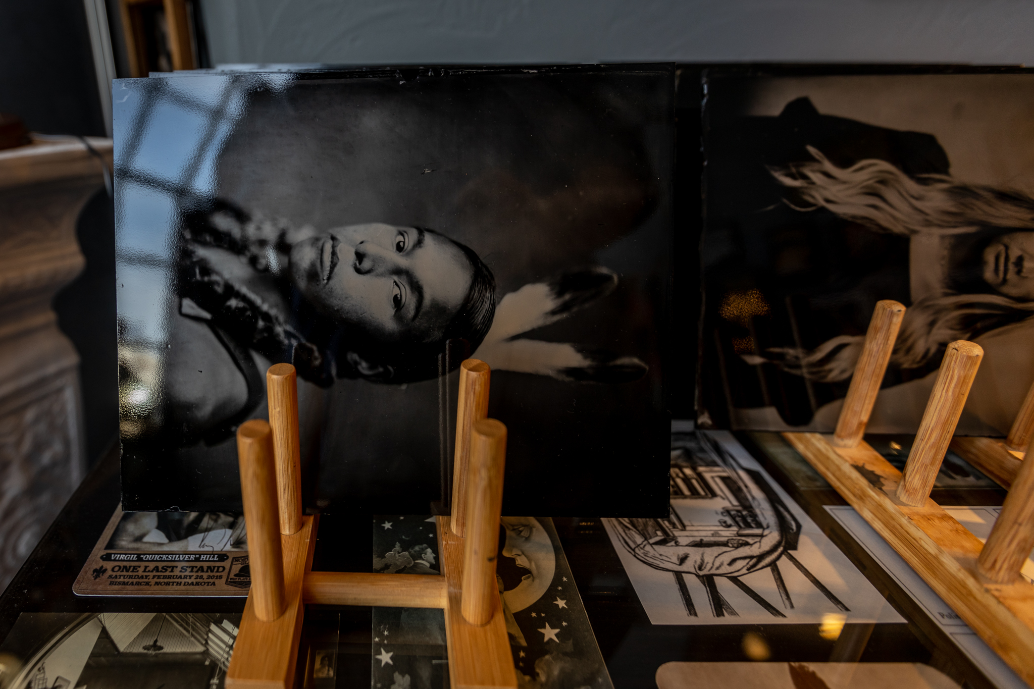 Ira High Elk wet plate drying