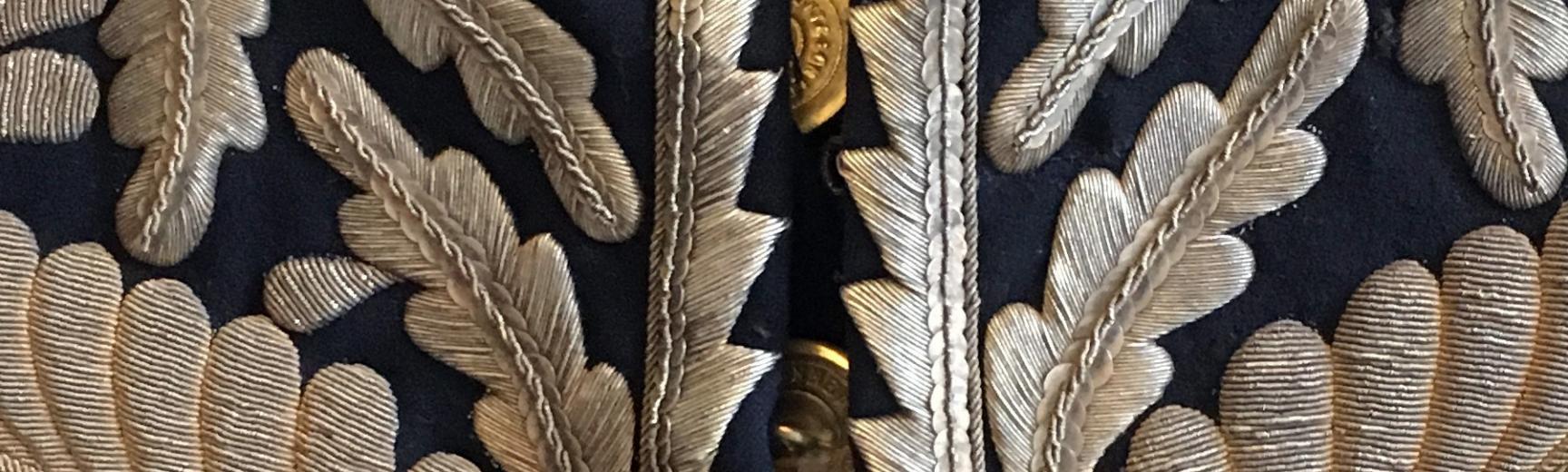 Goldwork embroidery detail