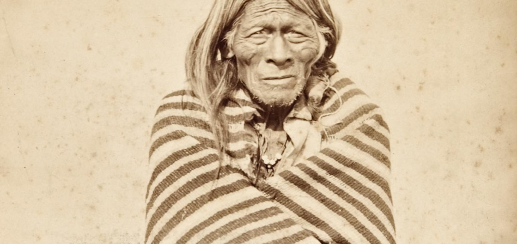Portrait of an elderly man named Wahu Tota.