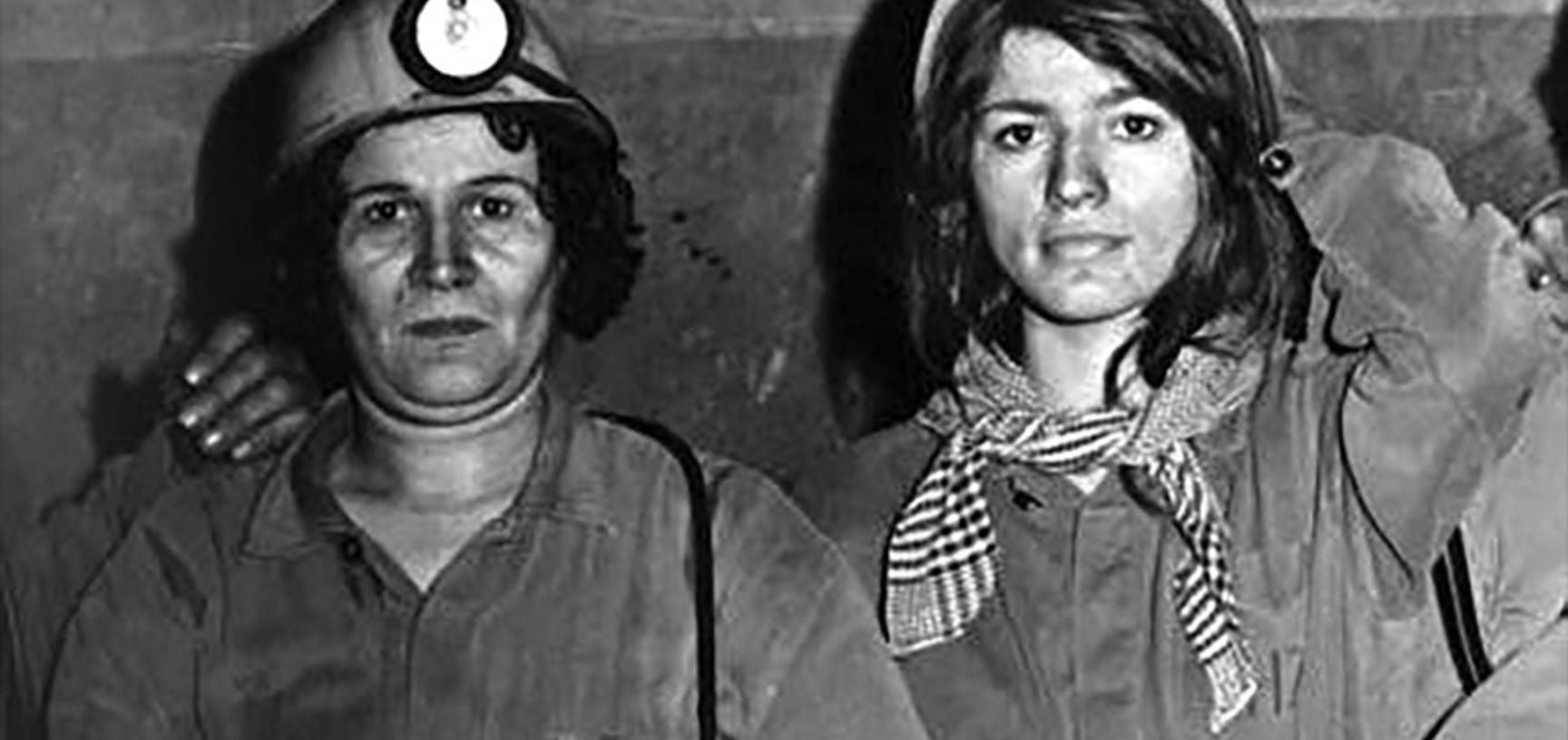 Two women miners