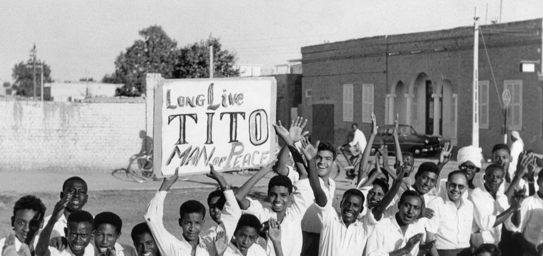 Sudan, 1959. The people gathered to welcome President Tito in Barakat. (Copyright Museum of Yugoslavia, Belgrade)
