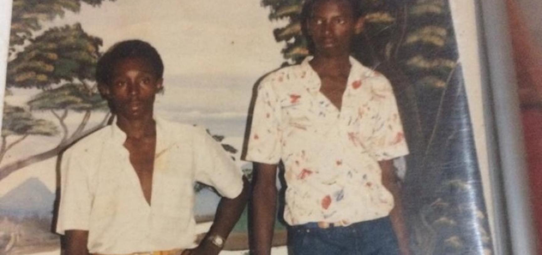 Photograph of victims Joseph Gatare and Bashire Pierre Niyoyita (brothers).