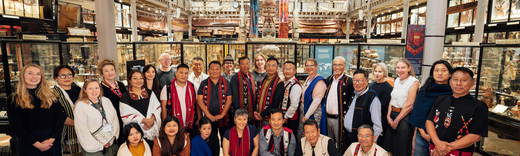 Naga delegates and PRM staff in museum