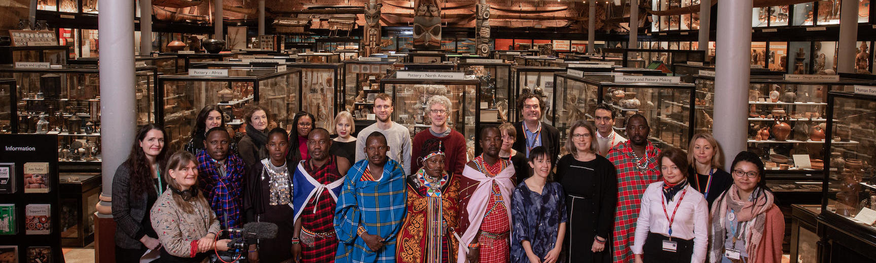 Maasai delegation to Pitt Rivers Museum, 2020