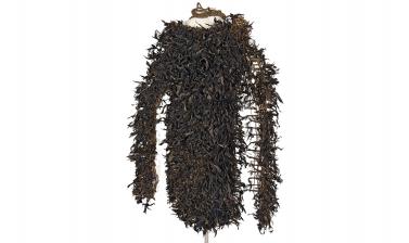 The feather cloak of the mourner's costume (1886.1.1637.4)
