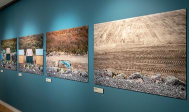 Some of the images displayed at the exhibition. 