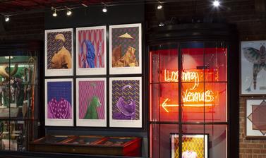 ‘The Prints’ by Matt Smith, display comprising part of his exhibition Losing Venus
