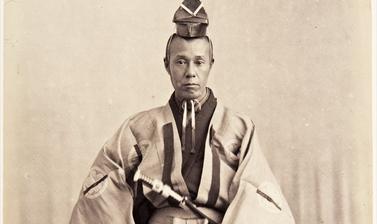 Rentarō Tanaka. Photograph by Jacques-Philippe Potteau. Paris, France. 1864.