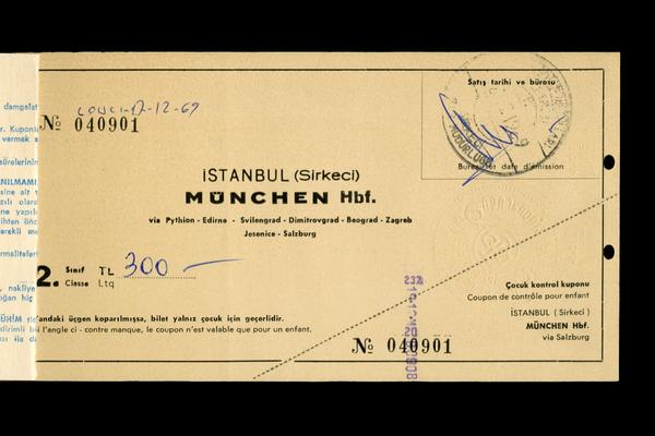 Instanbul - Munchen ticket