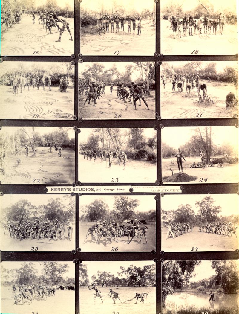 Prints showing images available from Kerry's studio, Sydney, 1898. PRM 1998.249.4.2