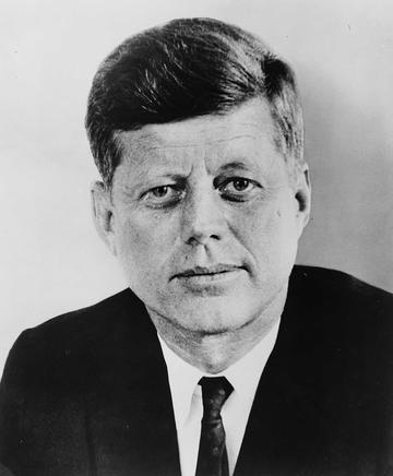 Portrait of John F Kennedy