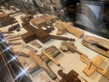 Case of wooden tools