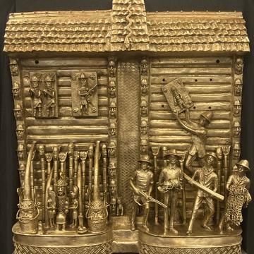 Bronze artwork by Phil Omodamwen