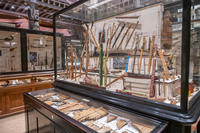 Display case of musical instruments